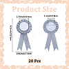 Award Ribbon Shape Iron Badge Pins JEWB-WH20002-04C-2