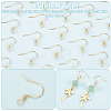 100Pcs 304 Stainless Steel Earring Wire STAS-UN0058-43-5