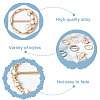 10Pcs 10 Style Alloy Slide Buckles FIND-BY0001-10-3