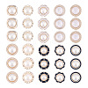 100Pcs 10 Styles 1-Hole Acrylic Shank Buttons BUTT-TA0001-59-2