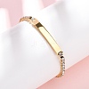 304 Stainless Steel Rhinestone Cup Chain Bracelets BJEW-G753-02G-03-1