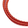 Polyester Cord Braided Necklace Makings MAK-L043-03G-16-2