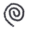 1 Strand Natural Lava Rock Beads Strands G-TA0003-44B-1