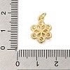 Rack Plating Brass Micro Pave Cubic Zirconia Pendants KK-I716-02G-3