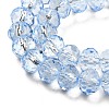 Transparent Baking Paint Glass Beads X1-DGLA-A034-T8mm-D13-3