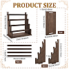 4-Tier Wood Bracelet Organizer Display Stands BDIS-WH0010-16A-2