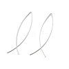 Minimalist Brass Earrings EJEW-TA0010-01S-2