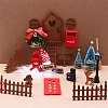 Wooden Doll House Ornament Sets MIMO-PW0003-132-2