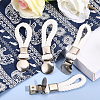 CHGCRAFT 8Pcs Iron Pacifier Clips AJEW-CA0003-77-4