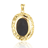 Natural Black Agate Jewelry Sets SJEW-E309-03G-6