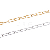 2Pcs 2 Style 304 Stainless Steel Handmade Chains CHS-GA0001-02-1