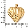 304 Stainless Steel Pendants STAS-H200-25G-14-3