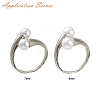 Brass Finger Cup Peg Ring Settings KK-L184-54P-4