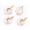 Natural Cultured Freshwater Pearl Pendants PEAR-E013-26A-2