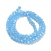 Imitation Jade Glass Beads Stands EGLA-A035-J4mm-B07-3