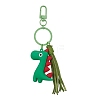 Cute PVC Dinosaur Tassel Keychain KEYC-JKC00602-1