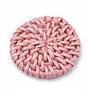 Handmade Spray Painted Reed Cane/Rattan Woven Beads LS-WOVE-N007-02D-2