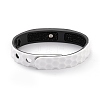 Flat Silicone Cord Bracelets LS-BJEW-F421-01K-3