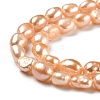 Natural Cultured Freshwater Pearl Beads Strands PEAR-L033-32E-01-2