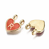 Alloy Enamel Charms ENAM-T012-02R-RS-3