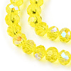 Electroplate Glass Beads Strands LS-EGLA-A034-T8mm-L28-2