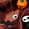 Halloween Stainless Steel Enamel Pendant Necklaces CH1357-3