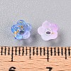 Frosted Transparent Acrylic Beads OACR-N137-72K-4