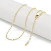 Rack Plating Brass Ball Chain Necklaces for Women NJEW-K382-02G-1