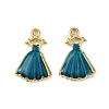 304 Stainless Steel Enamel Pendants STAS-Z140-10G-1