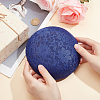 Imitation Hemp Round Fascinator Hat Base for Millinery AJEW-WH0472-45C-01-3