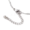 304 Stainless Steel Ball Singapore Chain Necklaces NJEW-JN05169-5