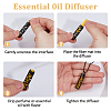 2Pcs 2 Styles Stainless Steel Perfume Bottle Necklaces NJEW-FH0001-30B-3