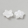 Baking Paint Handmade Lampwork Bead Cap LAMP-WH0009-21B-2