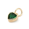 Brass Micro Pave Cubic Zirconia Pendants KK-H204-01KCG-06-2