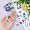 60Pcs 15 Style Facted Glass Pendants GLAA-GA0001-61-3