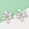 304 Stainless Steel Stud Earrings EJEW-S265-08GP-1