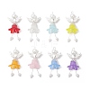 Frosted Acrylic Pendants PALLOY-JF04048-1