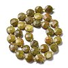 Natural Green Opal Beads Strands G-B094-A31-01-3