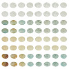 180Pcs 4 Styles Natural White African Opal & Flower Amazonite & Quartz Crystal Beads G-TA0003-14-2