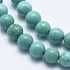 Natural Howlite Beads Strands X-G-K244-02-8mm-02-3