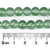 Frosted Transparent Glass Bead Strands GLAA-P065-8mm-04-3