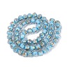 Handmade Foil Glass Beads FOIL-Q001-02B-2