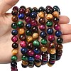 Natural Tiger Eye Beads Strands G-G101-10mm-6-3
