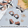 Olycraft DIY Dangle Earring Making Kits DIY-OC0005-93-5