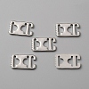 Zinc Alloy Ribbon Crimp Ends DIY-WH0430-053P-1