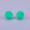 Round Silicone Focal Beads SI-JX0046A-30-2