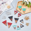 DIY Walnut Wooden Dangle Earring Making Kits DIY-OC0006-70-5