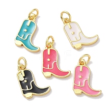 Rack Plated Brass Enamel Charms KK-Z039-01