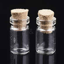 Glass Jar Glass Bottles Bead Containers AJEW-S074-01A