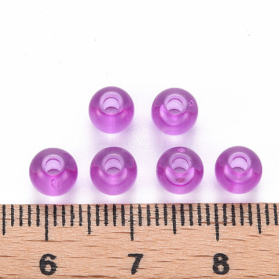 Transparent Acrylic Beads X-MACR-S370-A6mm-740-1